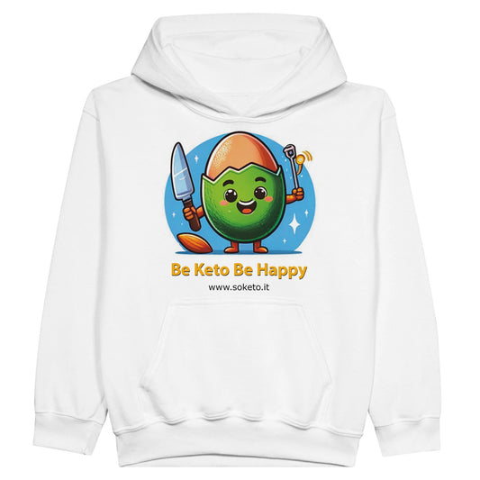 Classic Hoodie for Children "Be Keto Be Happy"-0