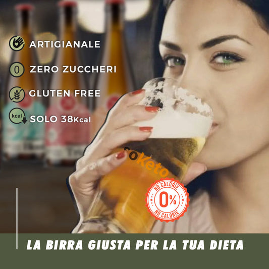 Keto Gluten Free Zero Sugar Beer "La Blonde"-0