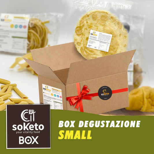"SMALL KETO TASTING BOX" pasta, bread, pizza, desserts Low Carb Ketogenic Protein-0