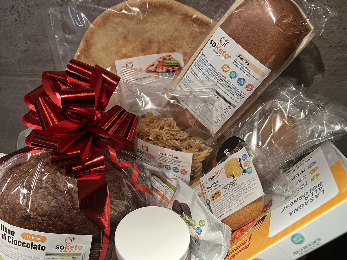 CHRISTMAS BASKET "Santa Claus" ketogenic and low carb-1